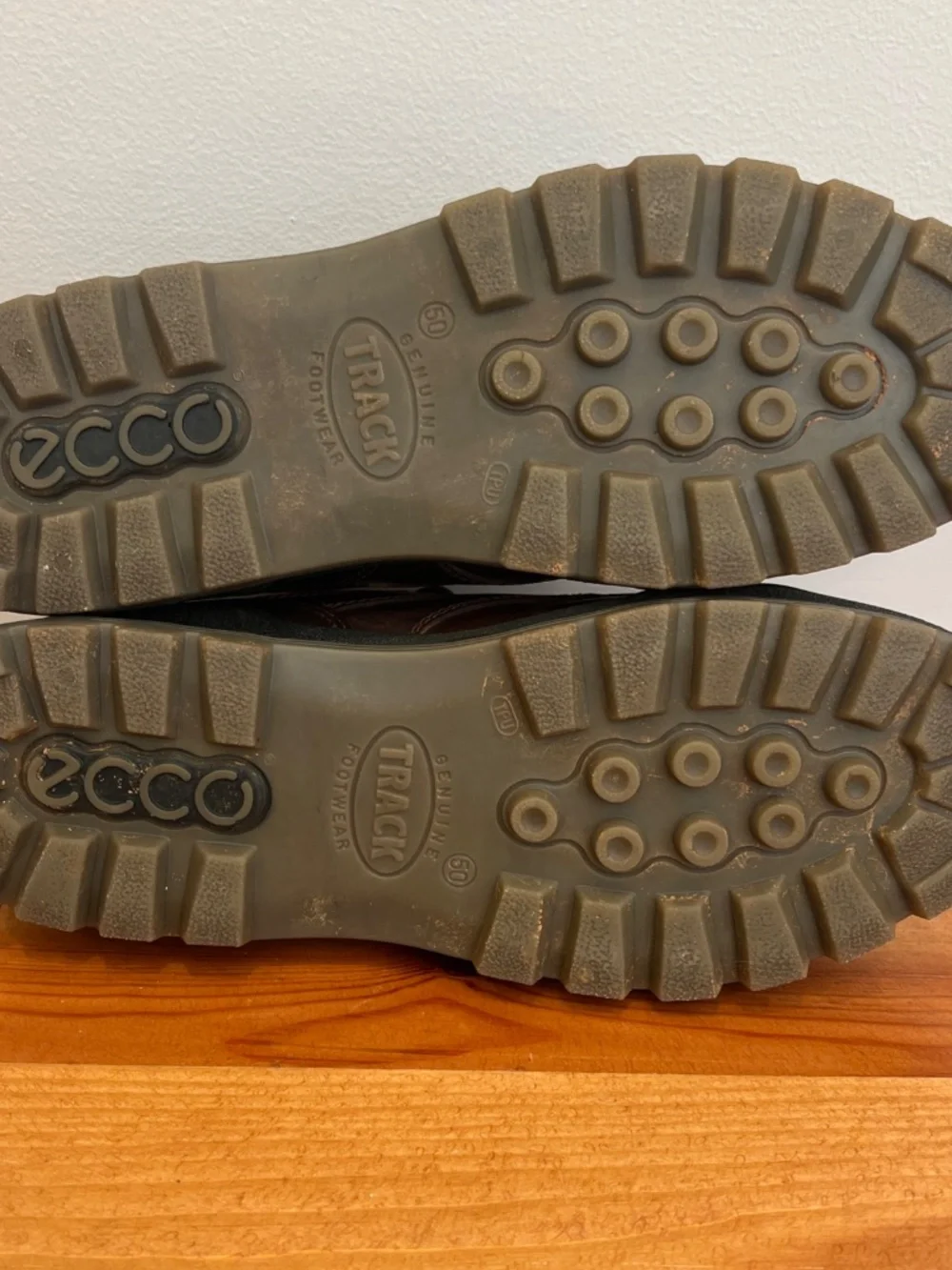 ECCO Track II Low GTX Shoes EU 50 US Mens 16 16.5 Leather Waterproof 50A001944